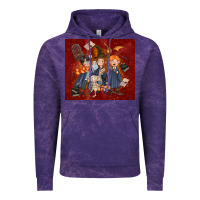 Cloud Purple wizard kids with glitter Vintage Hoodie - TumblerDesignByShophia