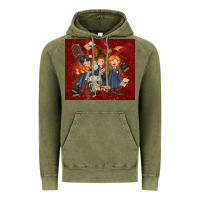 Vintage Olive wizard kids with glitter Vintage Hoodie - TumblerDesignByShophia