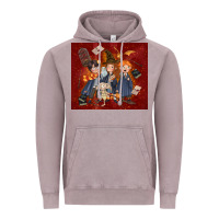 Vintage Zinc wizard kids with glitter Vintage Hoodie - TumblerDesignByShophia