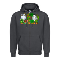 Smoke Spooky Plants Zipper Hoodie - CowhideDigitalArt