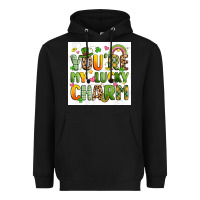 Black you're my lucky charm artiststas filigran Heavyweight Hoodie - Artiststas
