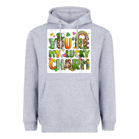 Heather Grey you're my lucky charm artiststas filigran Heavyweight Hoodie - Artiststas
