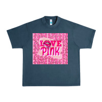 Midnight Navy love pink Urban Heavy Tee - TumblerDesignByShophia