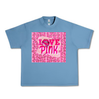 Pebble Blue love pink Urban Heavy Tee - TumblerDesignByShophia