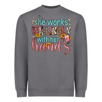 Storm she works willingly with her hands Heavyweight Sweatshirt - FaDigitalArtStudio