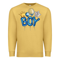 Antique Gold Birthday Boy Balloon Premium Sweatshirt - Artiststas