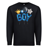 Black Birthday Boy Balloon Premium Sweatshirt - Artiststas