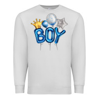 Dove Grey Birthday Boy Balloon Premium Sweatshirt - Artiststas