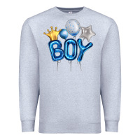 Heather Grey Birthday Boy Balloon Premium Sweatshirt - Artiststas