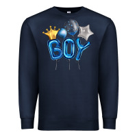 Navy Birthday Boy Balloon Premium Sweatshirt - Artiststas