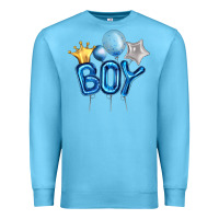 Ocean Blue Birthday Boy Balloon Premium Sweatshirt - Artiststas