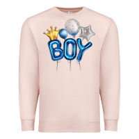 Pale Pink Birthday Boy Balloon Premium Sweatshirt - Artiststas