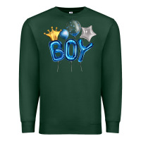 Sports Green Birthday Boy Balloon Premium Sweatshirt - Artiststas