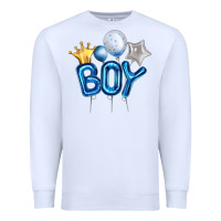 White Birthday Boy Balloon Premium Sweatshirt - Artiststas
