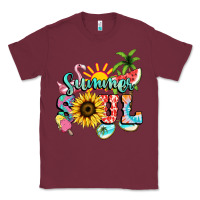 Burgundy summer soul Classic Tee - NancyCooperArtShop