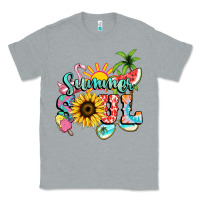 Heather Grey summer soul Classic Tee - NancyCooperArtShop