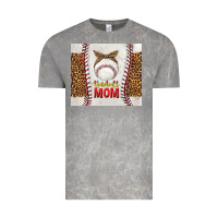 Cloud Rock baseball mom with leopard tumbler tbs Vintage Tee - TumblerDesignByShophia