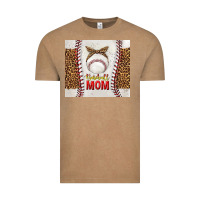 Vintage Coffee baseball mom with leopard tumbler tbs Vintage Tee - TumblerDesignByShophia