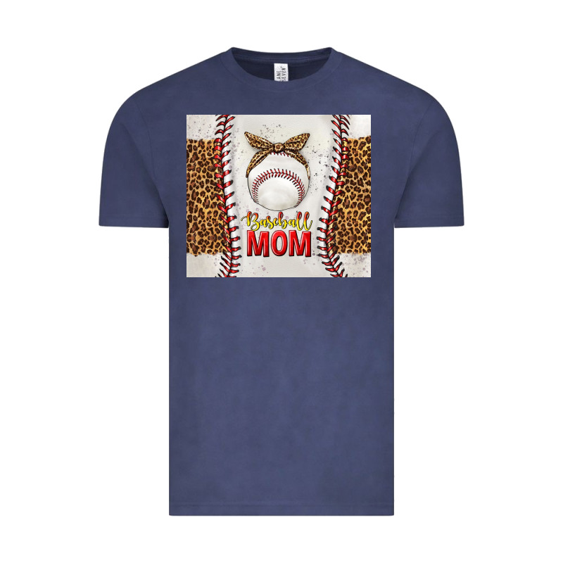 Baseball Mom With Leopard Tumbler Tbs Vintage Tee by TumblerDesignByShophia | Teevron