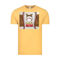Vintage Mustard baseball mom with leopard tumbler tbs Vintage Tee - TumblerDesignByShophia