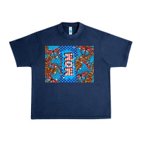 Navy American mom Urban Heavy Tee - TumblerDesignByShophia