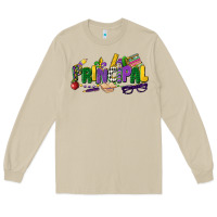 Mushroom principal mardi gras cowgirl Long Sleeve Tee - CowGirlArtShop