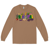 Toasted Coconut principal mardi gras cowgirl Long Sleeve Tee - CowGirlArtShop