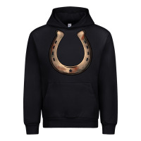 Black western horseshoe Urban Hoodie - BarkalooDesign