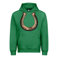 Emerald western horseshoe Urban Hoodie - BarkalooDesign