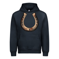 Navy western horseshoe Urban Hoodie - BarkalooDesign