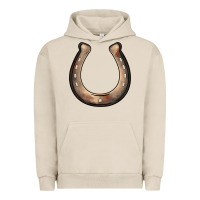 Pigment French Oak western horseshoe Urban Hoodie - BarkalooDesign