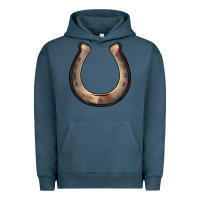 Pigment Midnight Navy western horseshoe Urban Hoodie - BarkalooDesign