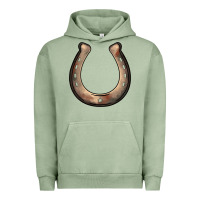 Pigment Oil Green western horseshoe Urban Hoodie - BarkalooDesign