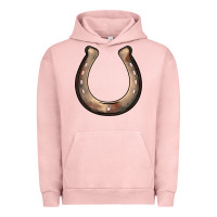 Pigment Salmon western horseshoe Urban Hoodie - BarkalooDesign