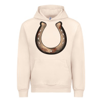 Sandshell western horseshoe Urban Hoodie - BarkalooDesign