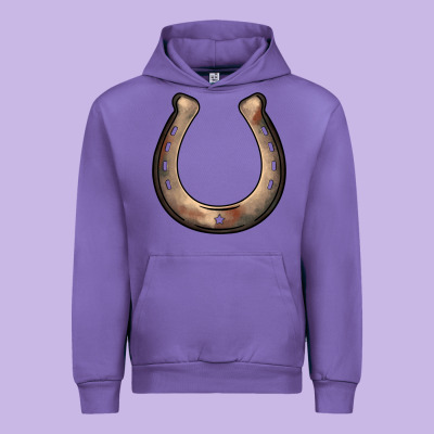 Western Horseshoe Urban Hoodie Designed By Barkaloodesign