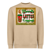 Flannels Lattes Leggings Tumbler Heavyweight Sweatshirt | Teevron