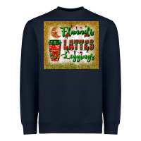 Navy flannels lattes leggings tumbler Heavyweight Sweatshirt - BundleAndBundleShop
