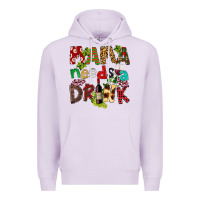 Lilac Mama Needs A Drink Premium Hoodie - FaDigitalArtStudio