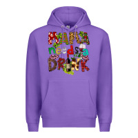 Purple Mama Needs A Drink Premium Hoodie - FaDigitalArtStudio