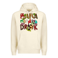 Sandshell Mama Needs A Drink Premium Hoodie - FaDigitalArtStudio