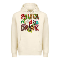 Tofu Mama Needs A Drink Premium Hoodie - FaDigitalArtStudio