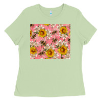 Matcha bees and flowers Ladies Tee - Artiststas