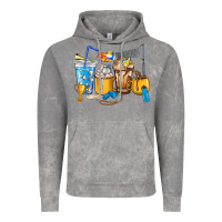 Cloud Rock Volleyball coffee cups Vintage Hoodie - HowdyJamesFarm