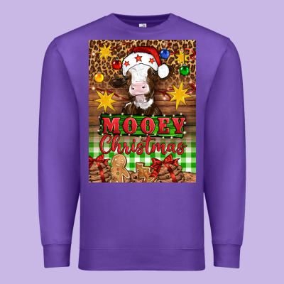 Mooey Christmas Air Freshener Premium Sweatshirt Designed By Artiststas