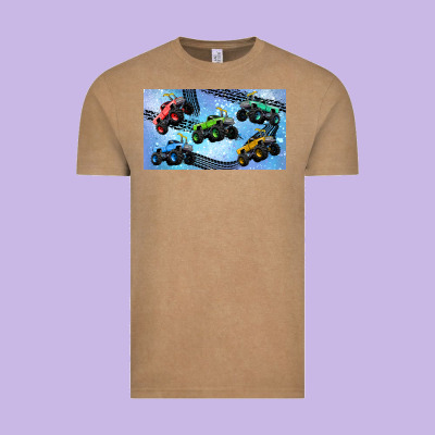 Children Trucks Vintage Tee Designed By Tumblerdesignbyshophia