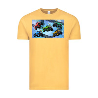 Vintage Mustard Children trucks Vintage Tee - TumblerDesignByShophia