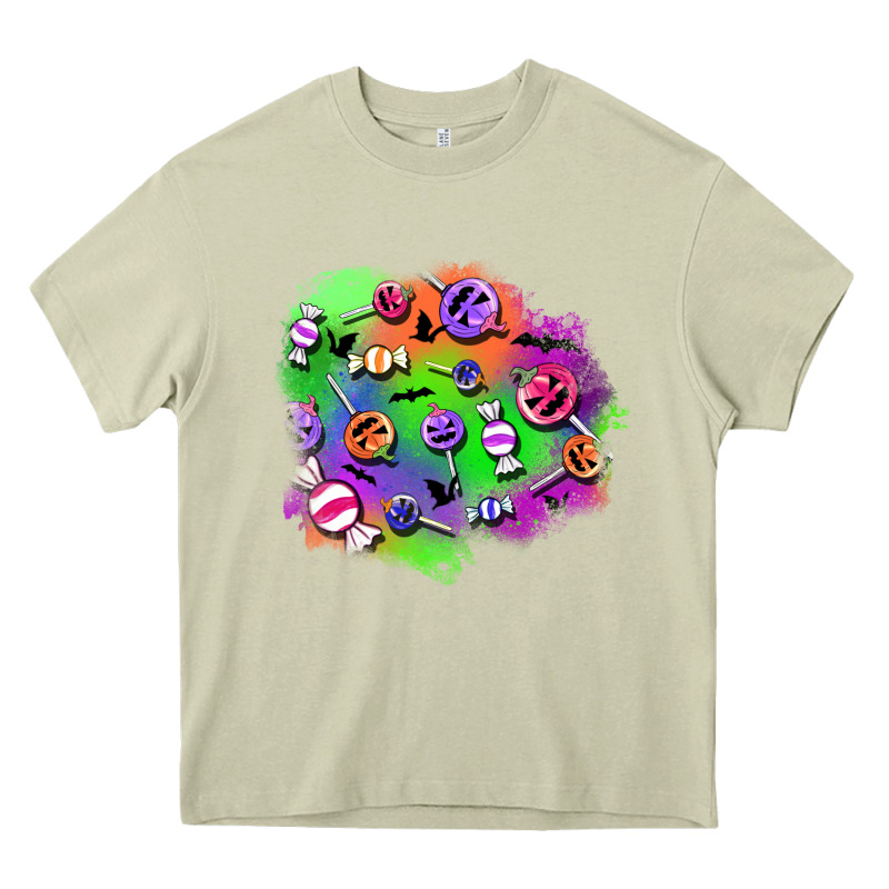 Halloween Candy Patches Heavy Core Tee by BundleAndBundleShop | Teevron