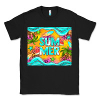 Black summer Classic Tee - NancyCooperArtShop