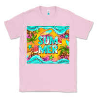 Bubblegum Pink summer Classic Tee - NancyCooperArtShop